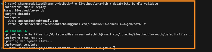 Validation Deploy Success