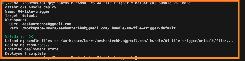 Validation Deploy Success