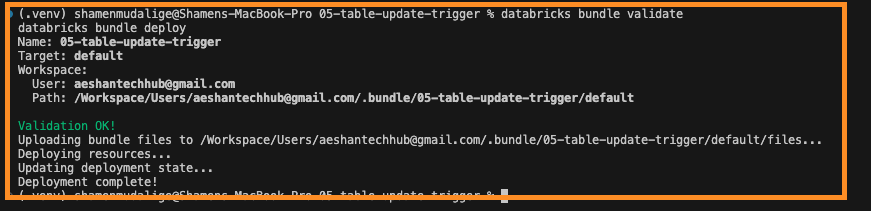 Validation Deployment Success